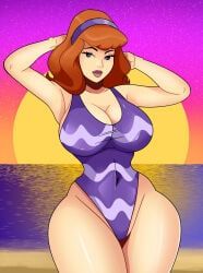 daphne_blake, hanna-barbera, scooby-doo, warner_brothers, 1girls