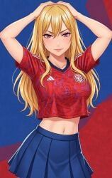 1girls, blonde_hair, costa_rica, costa_rican, costa_rican_female