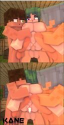 aimee_(kaneefox), kane_(kanefox), oda_(kaneefox), minecraft, kaneefox