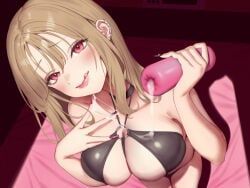 original, pokachu, 1girl, artificial_vagina, bikini
