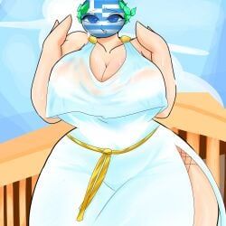 greece_(countryhumans), countryhumans, countryhumans_girl, burnt_steak, ancient_greece