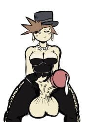 tze_(roblox), jujutsu_shenanigans, breasts, cock, cum