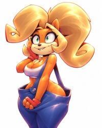 coco_bandicoot, crash_(series), bigdad, robinebra, anthro