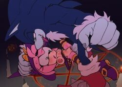 amy_rose, sonic_the_hedgehog, sonic_the_werehog, halloween, holidays