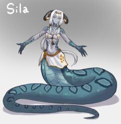 artist_request, 1girls, blue_scales, blue_skin, female