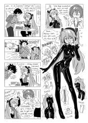 hatsune_miku, meiko_(vocaloid), crypton_future_media, sega, latex