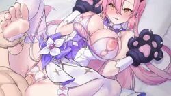 kaiju_princess, mango_party_games, pantyparrot, 1boy, 1boy1girl
