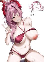 doodle_sensei_(blue_archive), satsuki_(blue_archive), satsuki_(swimsuit)_(blue_archive), sensei_(blue_archive), blue_archive