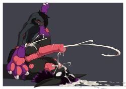 red_(redeye), redeye, anal, anal_penetration, animal_genitalia