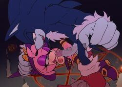 amy_rose, sonic_the_hedgehog, sonic_the_werehog, halloween, holidays