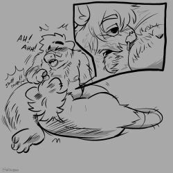 afterzero, ambiguous_gender, animal_humanoid, anthro, anthro_on_anthro