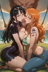 monkey_d._luffy, nami_(one_piece), nico_robin, one_piece, patreon