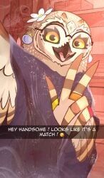 rozalid, accessory, animal_genitalia, anthro, avian