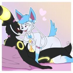 eeveelution, generation_2_pokemon, generation_6_pokemon, pokemon_(species), sylveon