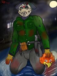 jason_voorhees, friday_the_13th_(series), anthro, avian, bear