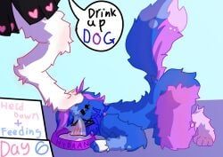 jpchops, anthro, ass_up, bdsm, blue_body