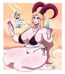 charlie_morningstar_(hazbin_hotel), lilith_morningstar_(hazbin_hotel), lute_(hazbin_hotel), hazbin_hotel, vivienne_medrano