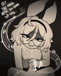 kris_dreemurr, deltarune, age_difference, bangs_over_one_eye, big_ears
