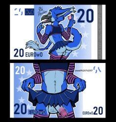 nikraccoom, 4_fingers, anthro, avian, backsack