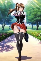 imari_kurumi, bible_black, enigmata, 1girls, academy_uniform_(bible_black)