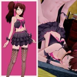 kujikawa_rise, narukami_yu, persona, persona_4, gg-koi