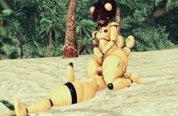 fredbear_(fnaf), fredbear_(mishuyuu), spring_bonnie_(fnaf), spring_bonnie_(mishuyuu), five_nights_at_freddy's