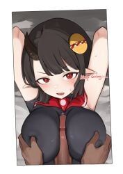 st-a1_(daebom), war_thunder, daebom, 1girls, armpits