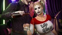 harleen_quinzel, harley_quinn, harley_quinn_(suicide_squad_game), joker, batman_(series)