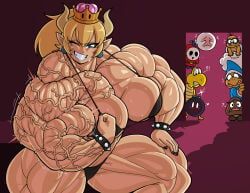 bob-omb, boo_(mario), bowser, bowsette, fly_guy