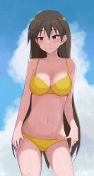 sakaki, azumanga_daiou, maikurorensu, 1girls, bare_arms