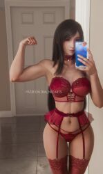 tifa_lockhart, final_fantasy, ria-neearts, 1girls, female