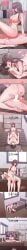 webtoon, all_nighter, attractive_female, barefoot, blushing