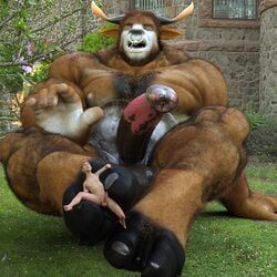 alpha_(disambiguation), balls, beast_(disambiguation), big_penis, bodily_fluids