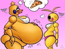 rockstar_chica, toy_chica_(fnaf), five_nights_at_freddy's, five_nights_at_freddy's_2, freddy_fazbear's_pizzeria_simulator