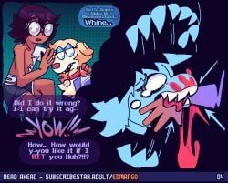 edmango, alpha_(edmango), bird_dog, biting_hand, blood