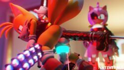 amy_rose, miles_prower, nine_(sonic_prime), rusty_rose, tails