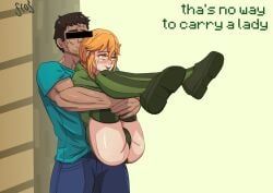 creeper, cupa, steve_(minecraft), minecraft, mob_talker