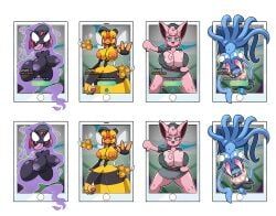 combee, gastly, inkay, jigglypuff, pokemon_(species)