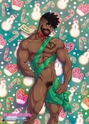 markus_(cabaret_bara), cabaret_bara_series, christmas, cabaret_bara, 1boy