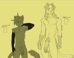 leonardo_soleon, nerunaur, 4_fingers, anthro, armwear