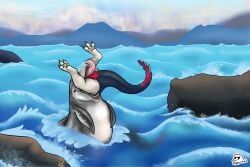 mythology, flippin-rad, anthro, anthro_prey, aquatic