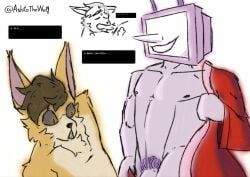 spike_alvarez, tenna_(deltarune), deltarune, spikefox, youtube