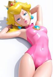 princess_peach, mario_(series), mario_and_sonic_at_the_olympic_games, nintendo, sandlecrantz_(ai_generator)