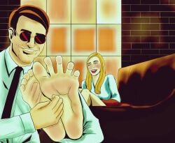 charlie_cox, daredevil, deborah_ann_woll, karen_page, matt_murdock