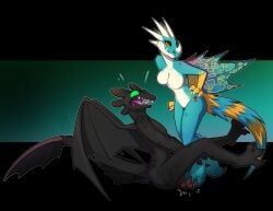 deadly_nadder, fury_(httyd), night_fury, stormfly, toothless
