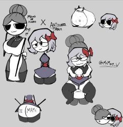 antixiaro, oraix, xiaros_mom, mrmao_v, 2girls