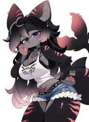 medikitten, 1girls, anthro, clothed, clothing