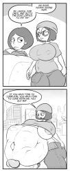 lois_griffin, meg_griffin, megatron_griffin, family_guy, bellymuffing_(artist)