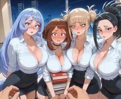 hadou_nejire, himiko_toga, momo_yaoyorozu, nejire_hado, ochako_uraraka