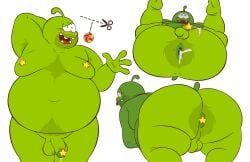om_nom, cut_the_rope, butternutworm, 1boy, alien